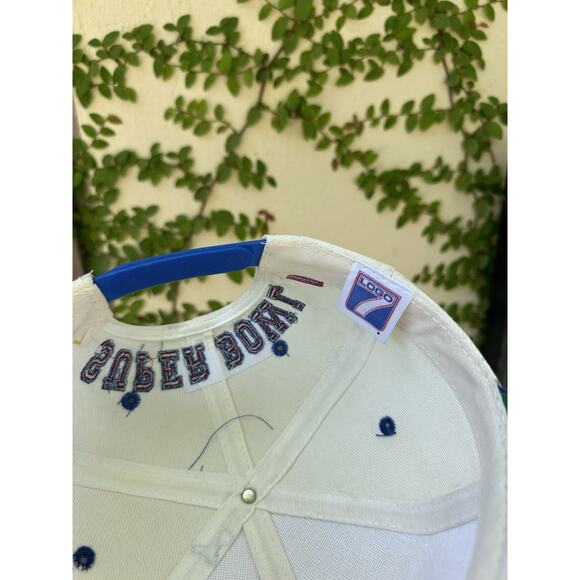 NWTS Vintage Logo 7 Wool Super Bowl XXVII Blockhead Snapback Hat - Picture 7 of 7